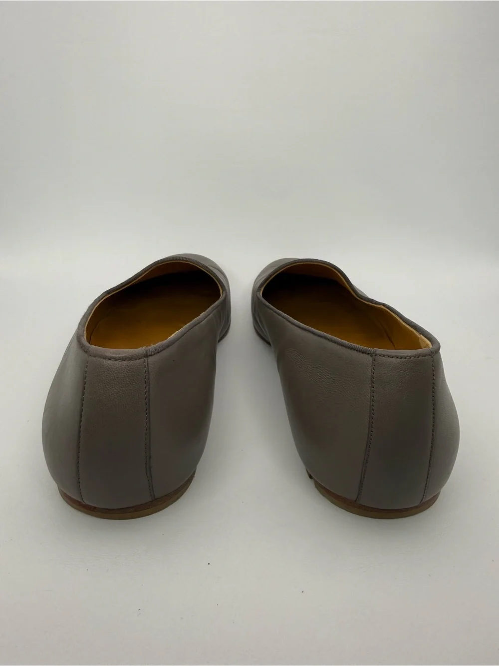 Hermès Paris Leather Loafers Gray Slip-On Flats Spain Men’s EU 43/43.5  READ